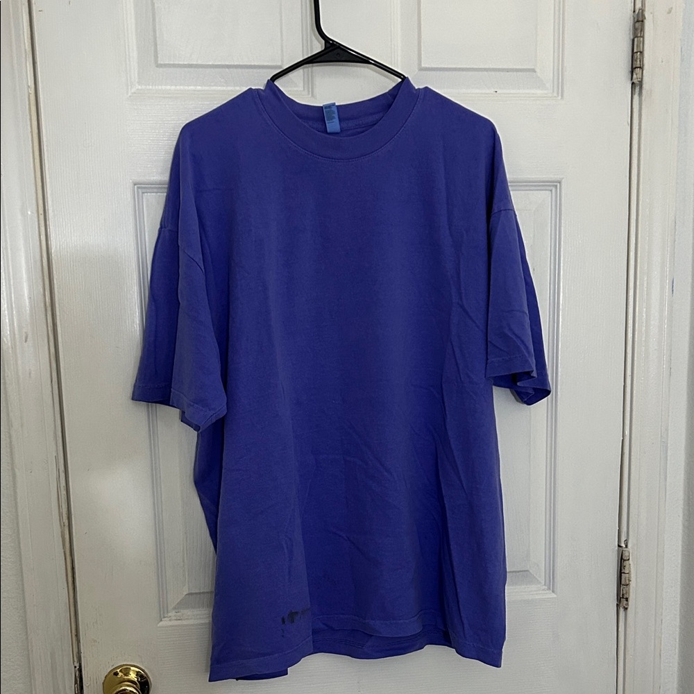 Los Angeles Apparel Men's Purpleish/Blueish Short Sleeve Tee